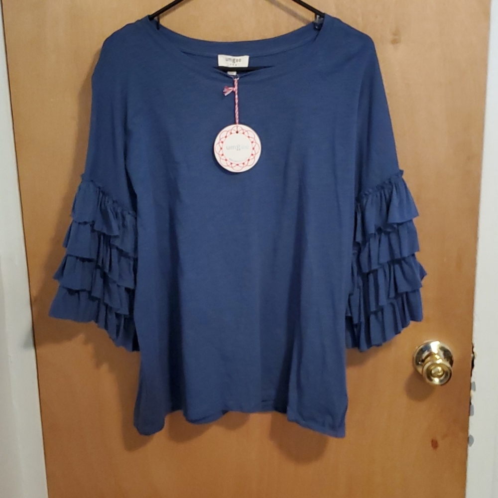 NWT Umgee 3/4 sleeve shirt
